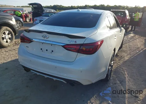 2019 Infiniti Q50 3.0T Red Sport 400 из США, поврежденный, VIN JN1FV7AR7KM800911